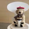 Style Ins Couleur Unie Fournitures pour Animaux Chapeau en Laine Peintre Accessoires pour Chiens Béret Mini Décoration Couvre-chef pour Photo