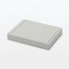 MUJI Overlapping Velvet Case Lattice for Acrylic W X 12cm D X Product 44596517 Cases, Gray, 15.5cm 2.5cm H, Number