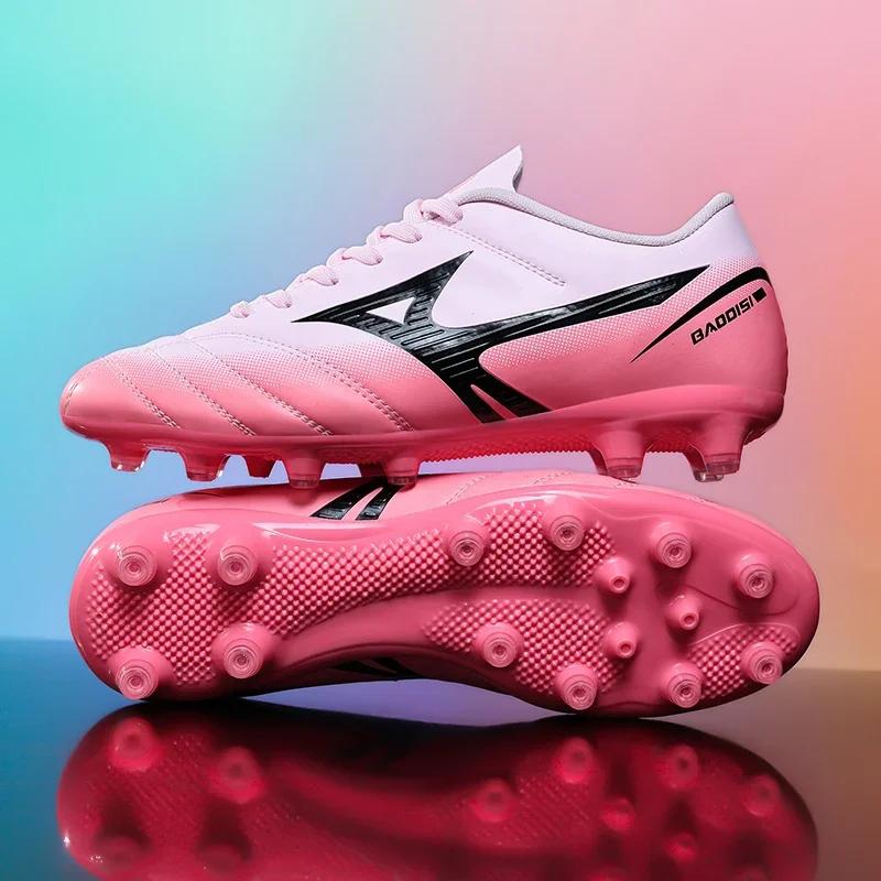 

New Men Football Boots Soccer Shoes Hot-selling Match Non-Slip Cleats Sneakers FG/TF High-quality Indoor Mid-top Futsal Light 32