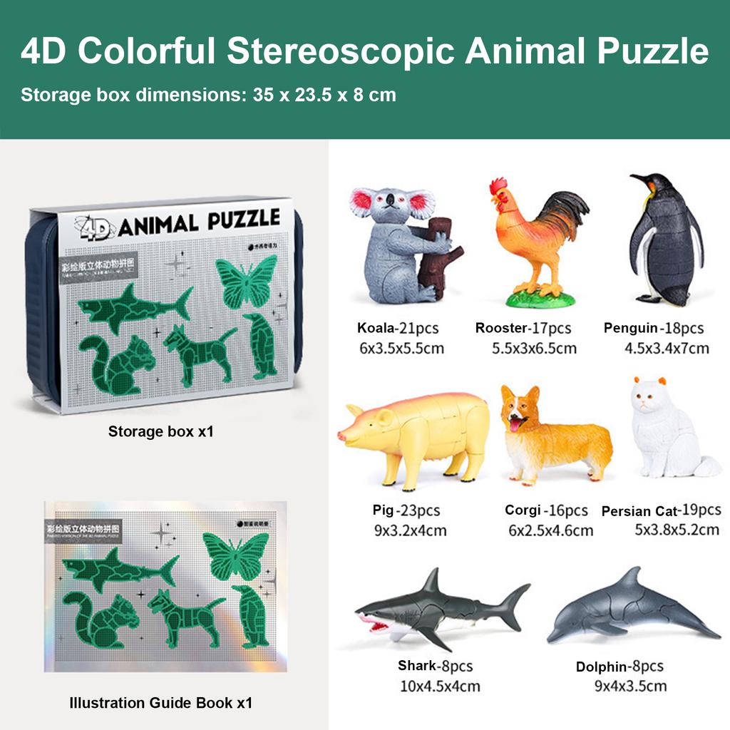 Insect Animals Model Marine Land & Insect Animals Miniature Set Toy Insect Assembly Animal Model Toys Cute Education Kids Toys