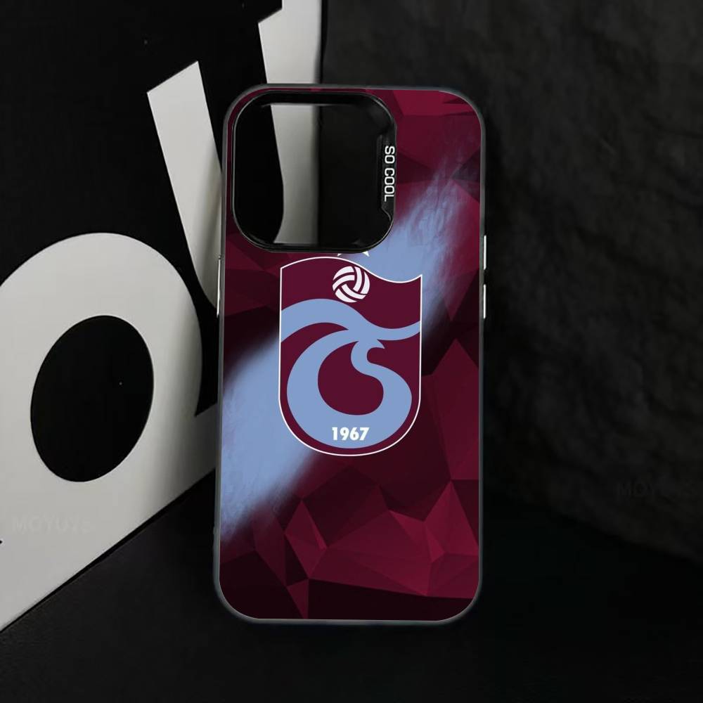 T-Trabzonspor Handyhülle Für iPhone 17,16,15,14,13,12,11 Plus,Pro Max,XS,Bunte Silberne Handyhülle Funda Cover
