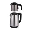 Electric Turkish Tea Maker Cooker Stainless Steel Double Pot Kettle Infuser Keep Warm Function