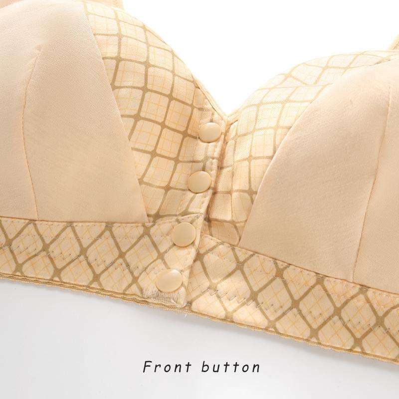 Front-closure Sexy Bra Plus Size Underwear Wire-free Vest Style XL-4XL