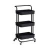 Rolling Cart With 4 Wheels Large Capacity Strong Load-Bearing Rolling Storage Cart With Handle Multifunctional Storage Shelves