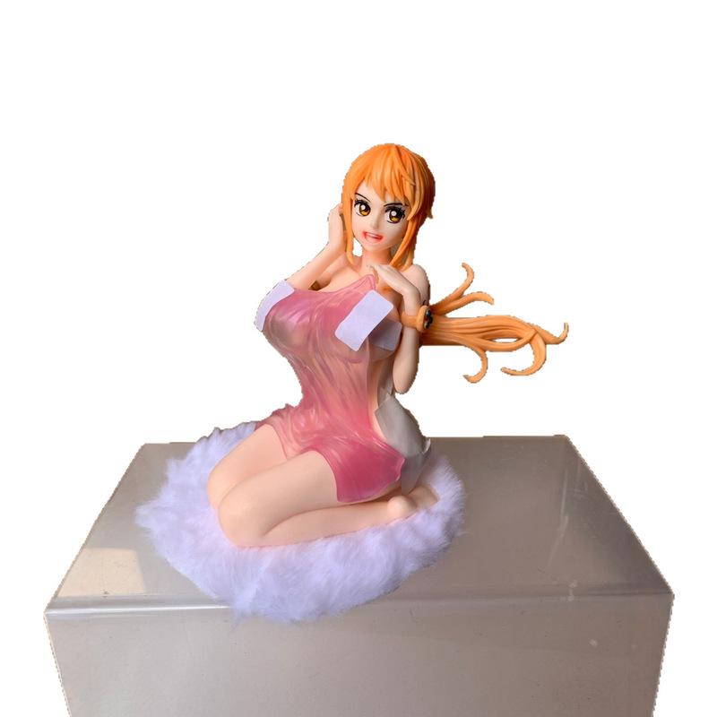 Lovely One Piece Bb Girl Series Nami Yukata Figure Two Interchangeable Heads Bagged Anime Collectible Statue For Anime Fans