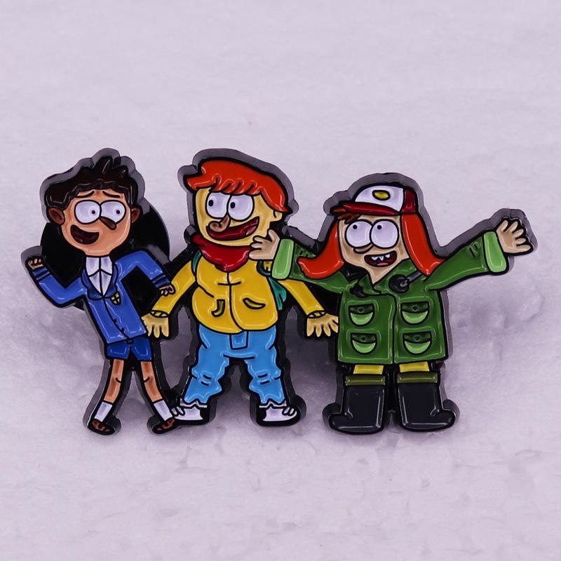 Welcome to Wayne Cartoon Friends Badge for Kids