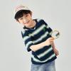 Duoduo Boys' Striped Cotton Blend T-Shirt