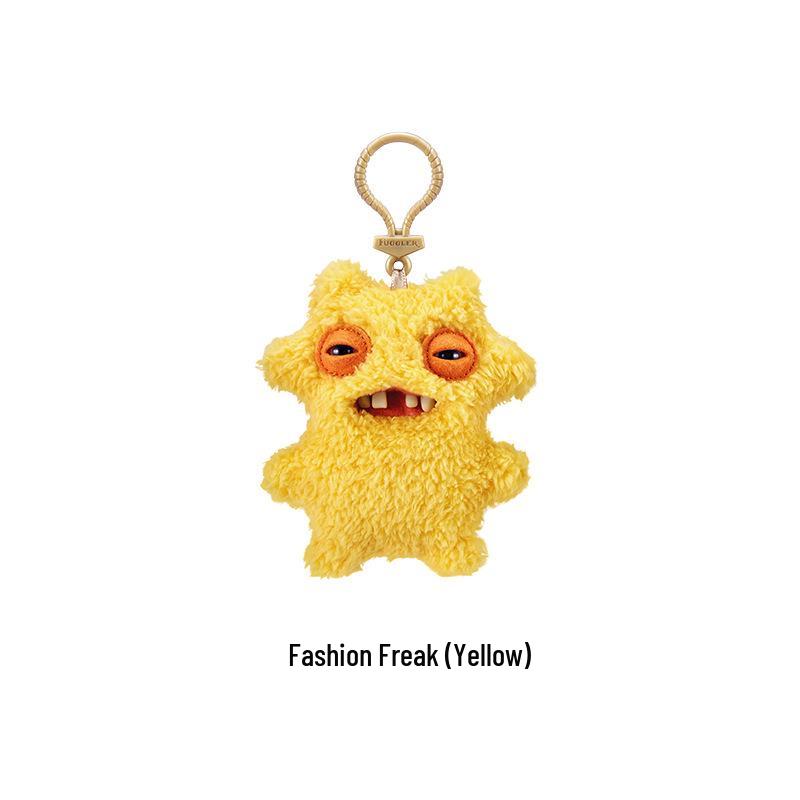 Portachiavi Peluche Mostro dei Denti Fuggler - Bambola Carina e Divertente, 3a-5a Generazione.