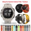 Smartwatch Cinturino in Silicone per Garmin Instinct Solar Braccialetto Sportivo da Polso per Garmin Instinct Tide/Esports/Solar/Tactical