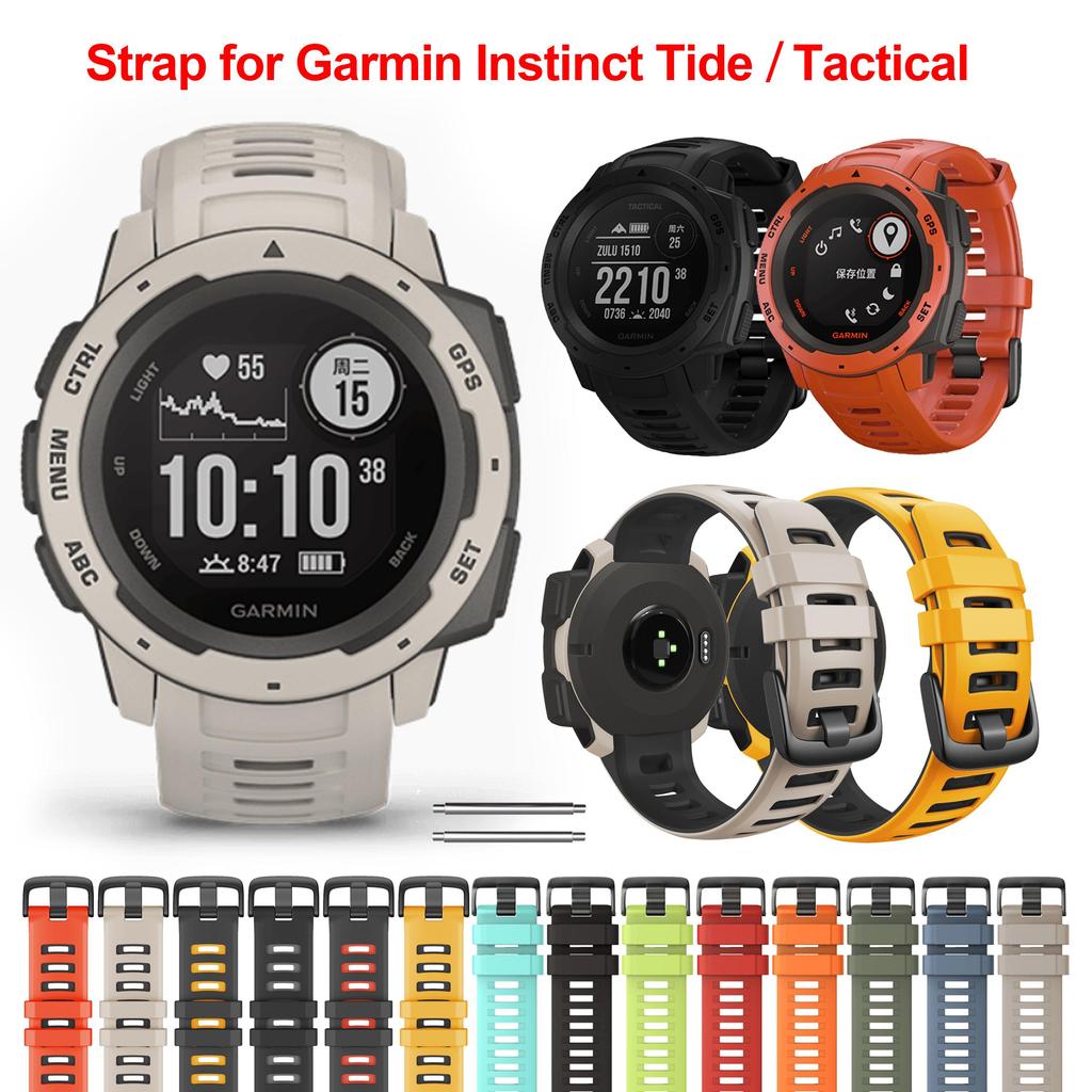 Chytré hodinky Silikonový řemínek pro Garmin Instinct Solar Sportovní náramek pro Garmin Instinct Tide/Esports/Solar/Tactical