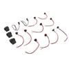 UTV Turn Signal Kit Flasher Relay Harness DC12V UTV Rocker Switch Turn Signal Kit Replacement for