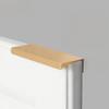 Invisible Cabinet Handles, Aluminum Edge Pulls for Sliding Wardrobe Doors, Side Mount Embedded Finger Pulls for Kitchen Cabinets