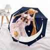 Ombrello Automatico Carino Sailormoon - Pieghevole con 8 Stecche in Ferro, Portatile per Esterno, Regalo, Ombrello da Esterno, Accessorio Giocoso, Alta Durabilità