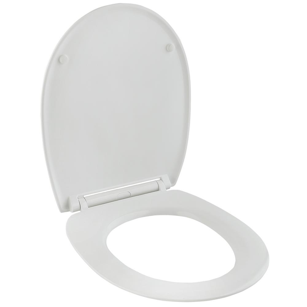 Soft-close, Removable Toilet Seat AWD INTERIOR 1443 Bolero Duroplast White