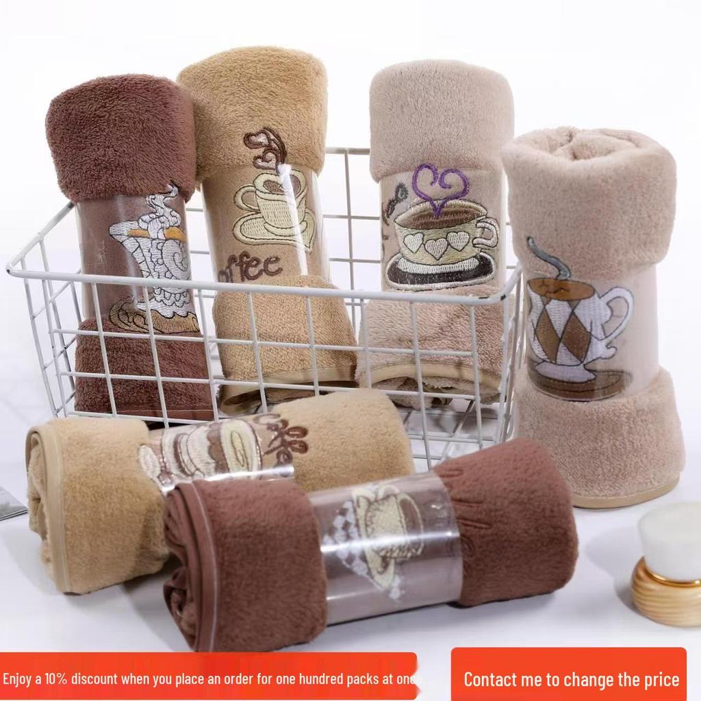 Quick-Dry Coral Fleece Bath Towel - Soft, Absorbent, Thickened for Home & Beach