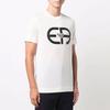 Emporio Armani Solid Color Logo Print Short Sleeve T-Shirt Men tops Off-White 6K1T74-1JUVZ-0101