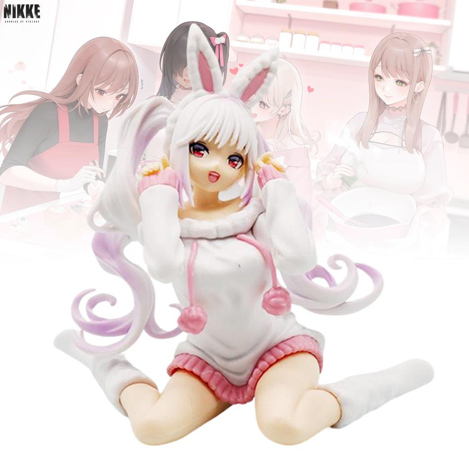 12Cm Goddess Of Victory: Nikke Cat Ear Beauty Girl Pvc Anime Action Figure Collectible Model Toy Gift