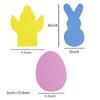 Easter EVA Foam Handmade Making Colorful Painted Easter Stickers for Kindergarten Students DIY Crafts Creation Educational