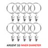 10PCS Curtain Clip Iron Made Curtain Clips Multicolor Buckle Clip Retro Classic Drapes Tie Buckles Modern Curtain Accessories