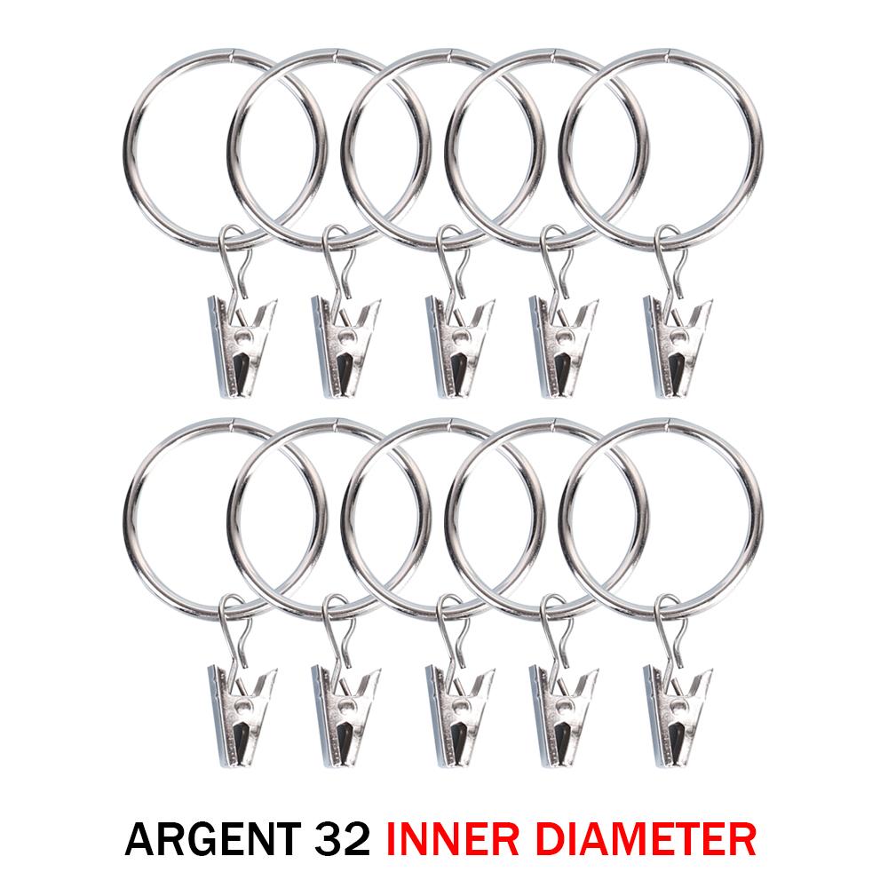 10PCS Curtain Clip Iron Made Curtain Clips Multicolor Buckle Clip Retro Classic Drapes Tie Buckles Modern Curtain Accessories