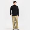 Mark Fairwhale Men's Half-Turtleneck Fleece Lined Sweater
