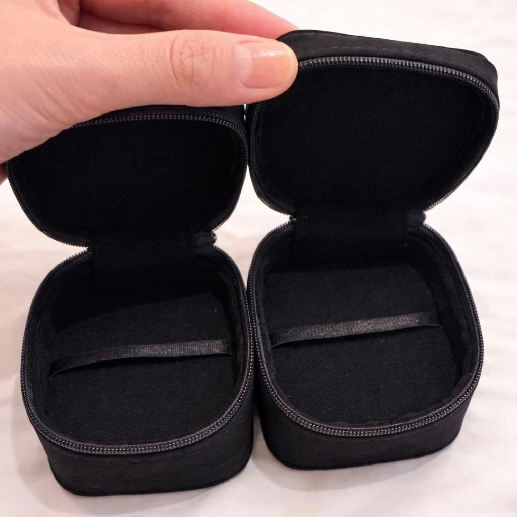 Used CHANEL logo jewelry/accessory case