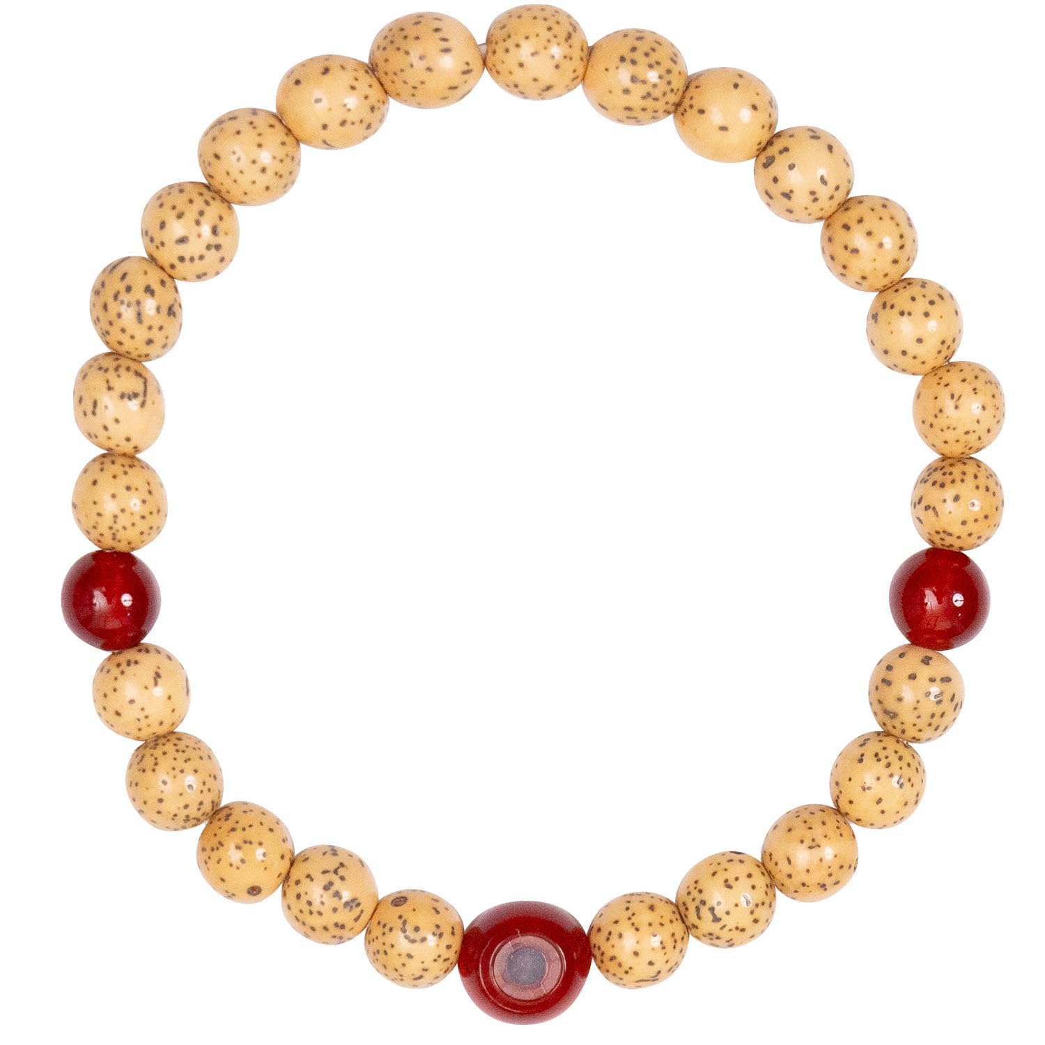 

Star Moon Bodhi Natural Twelve Zodiac Paulownia Box Lens with Tiger [Kiho Kobo] Bracelet, Bracelet, Tree, Stone, Agate, Agate, Signs, Included/Zodiac