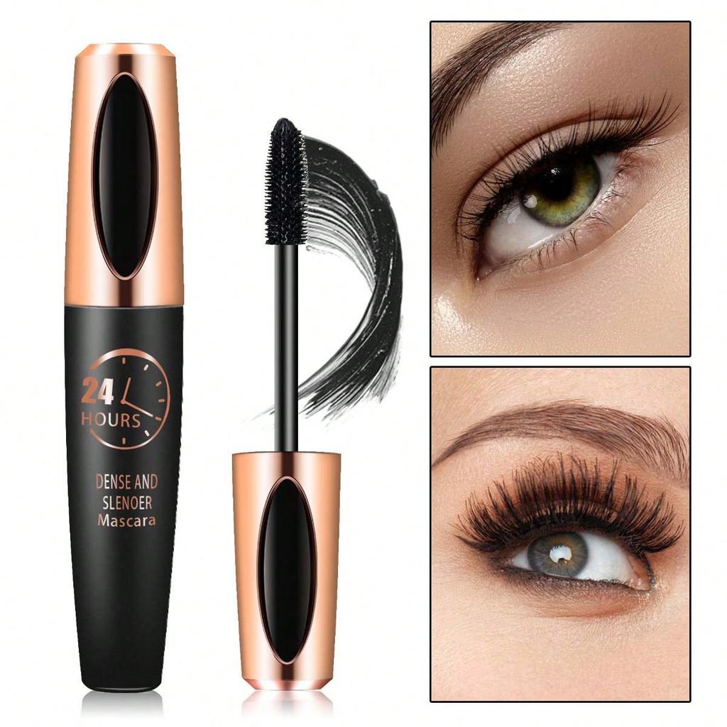 1PC Black Mascara Lengthens Eyelashes Waterproof Long-lasting 8D Mascara Lash Extension Cosmetics Makeup