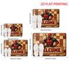 Authorized 1pc Marvel 2D Flat Printed Deadpool Welcome Outdoor Rugs, Suitable for Living Rooms, Bedrooms, Kitchens, Corridors,