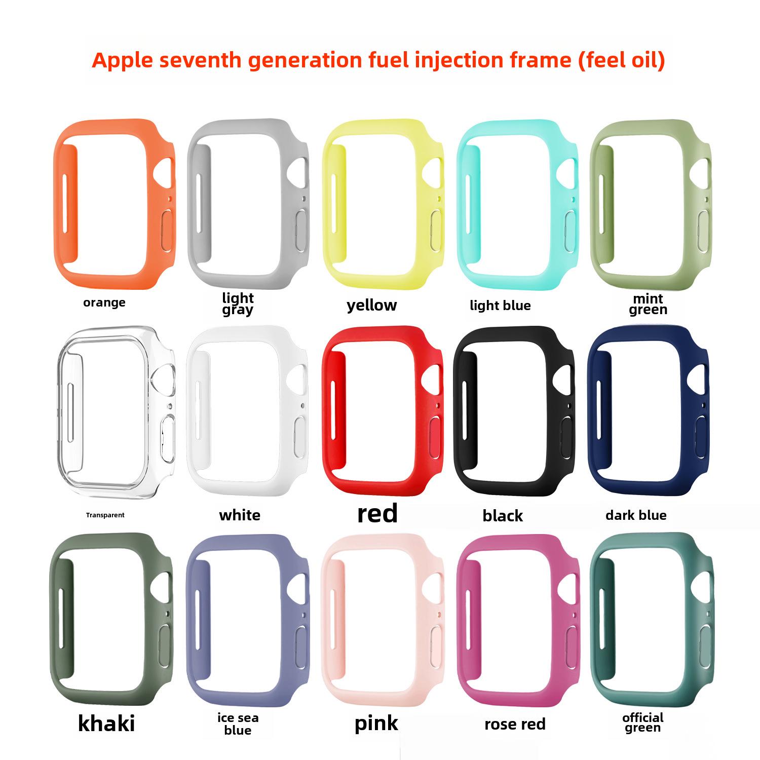 

Protective Hard Shell Frame for Apple Watch 9 - Half-Pack PC Case 38mm