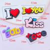 10Pcs New Cute Love Letter Series PVC Flexible Glue FlatBack DIY Scrapbook Embellishment Phone Craft Decoration