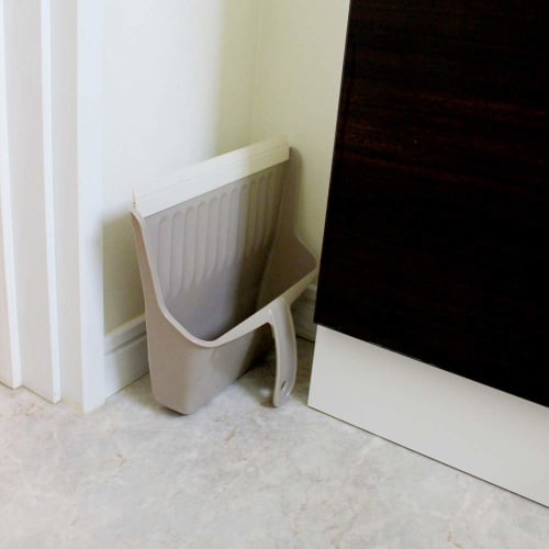 Azuma Dustpan with a Dustpan Spatula, Width: Approx. 26 Cm, with a Hood To Prevent Spills, Meisho 616