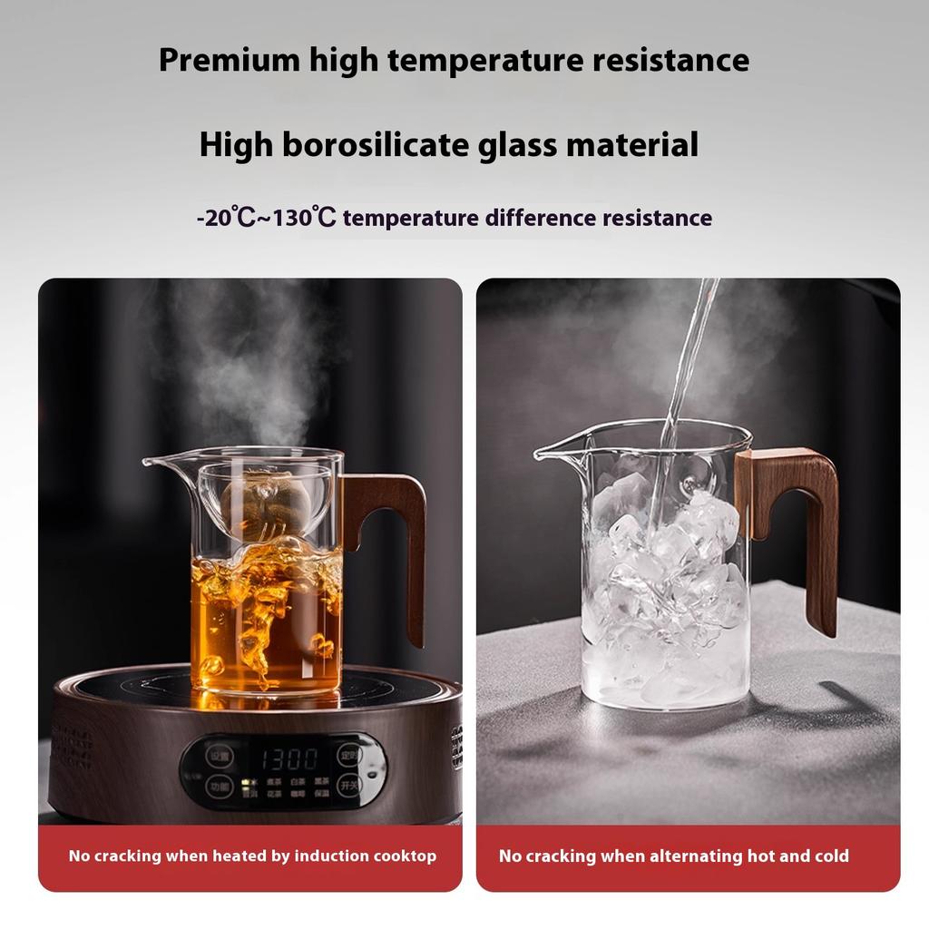 Gianxi Teapot Tea Separation Fair Cup Small Qinggan Special Tea Pot One Person Glass Filter Tea Divider Teapot