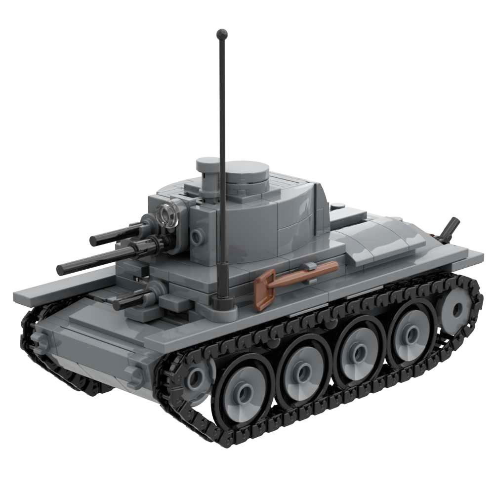 Light Tank M3 38T Stuart Military Building Block Toy ww2 Army Bricks Assembly Set Compatible with Brands