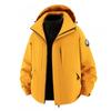 Men Women 3-in-1 Outdoor Waterproof Windproof Jacket With Detachable Down Inner Layer Hiking Camping Winter