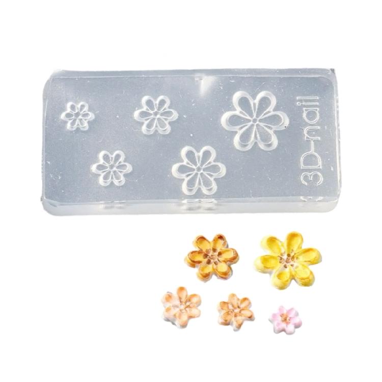Nagelkunst Silikonformen Blumenformen Maniküre Schablone Formen Blumen Nagelkunst Dekorationen