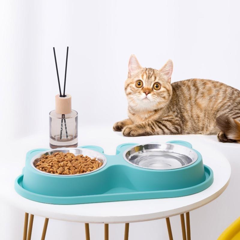 N80B Dog Bowl Raised for Cat Bowls with Detachable Bowl Pet Automatic Feeder