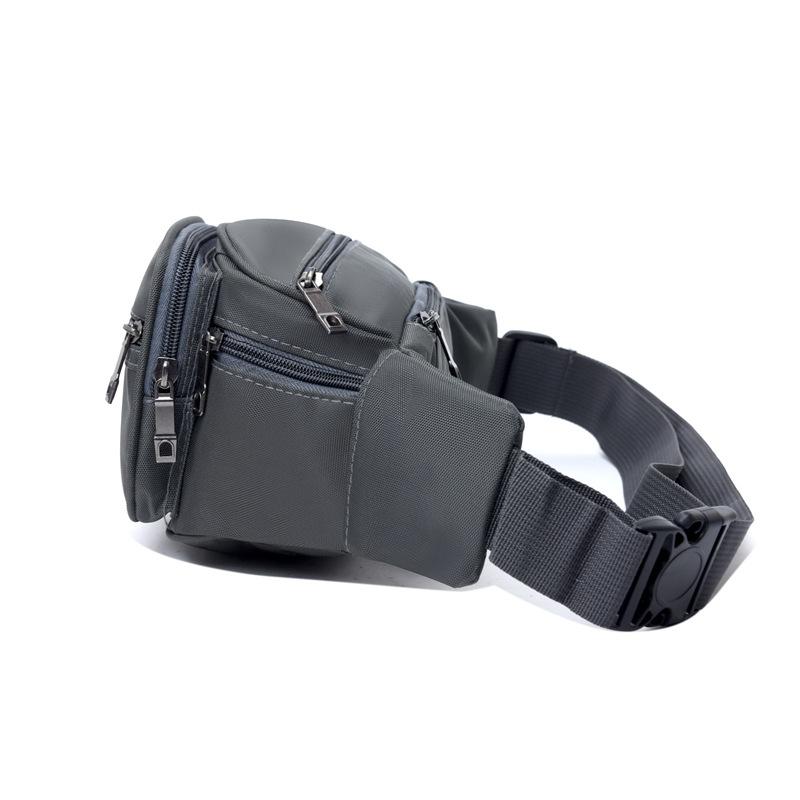 New Style, Men's Waist Bag, Waterproof Fabric, Sports Waist Bag, Women's, Casual and Fashionable, Large Capacity, Storage Waist Bag