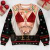 Women's Fashion Printed Patchwork Casual Round Neck Top for Everyday Wear