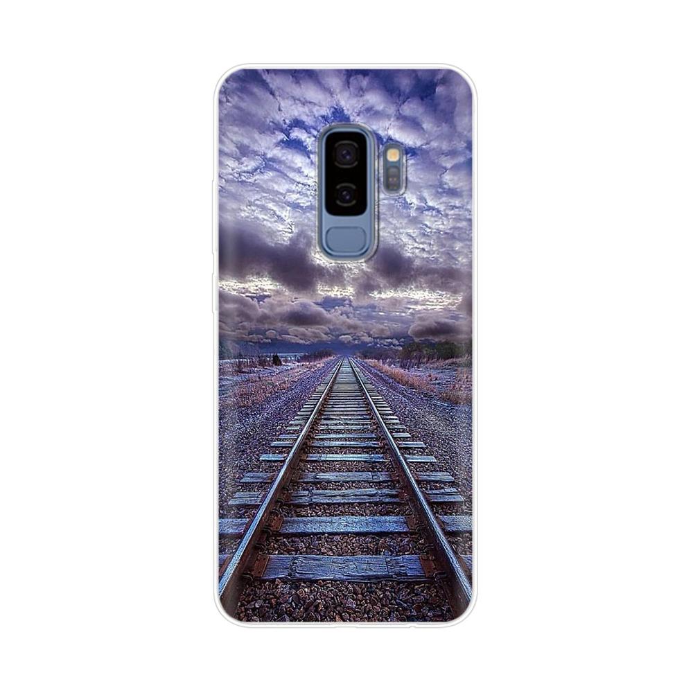 For Samsung Galaxy S9 Plus Phone Case Pretty Butterfly Pattern Soft Slim TPU Clear Silicone Cover For Samsung Galaxy S9 S9+ S 9