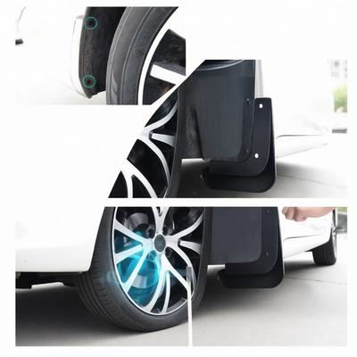 Car Fender Mud Flaps For BYD Yuan UP 2024 Splash Guards Protection Exterior Accessories Styling Parts Black Set