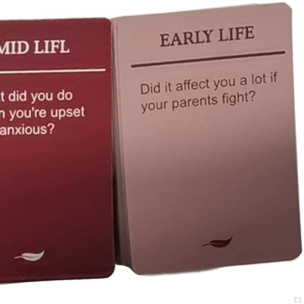 150Pcs Life Story Interview Cards Role Play Game for Holiday Children Family