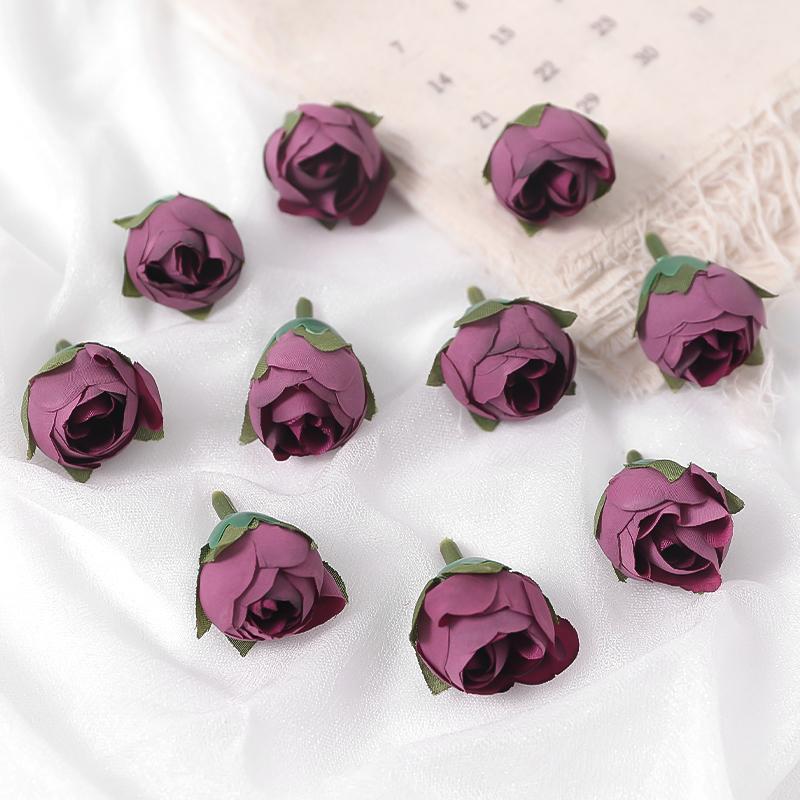 10/30Pcs Rose Artificial Flowers Head Silk Fake Flowers For Home Room Decor Party Table Wedding Decoration DIY Wreath Accessorie