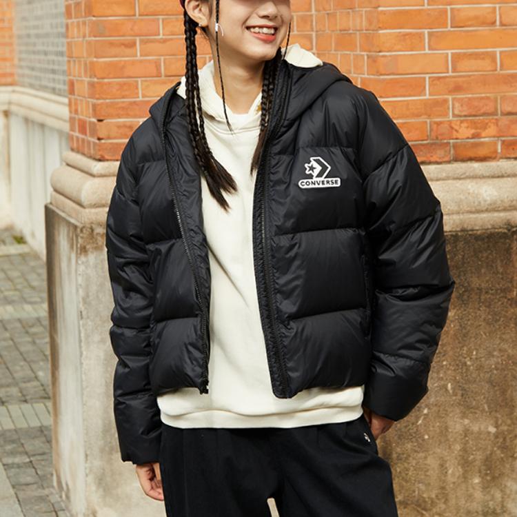 Converse Down Jacket Winter Women's Black 10023697-A01
