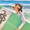 Summer Women Straw Hat Soft Folding Sun Hats Wide Brim Empty Top Ladies Outdoor Beach Panama Caps Ponytail Bucket Hat