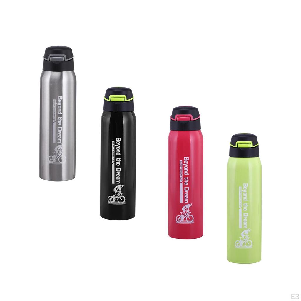 Sportovní láhev na vodu z nerezové oceli pro běžecké lezení Cestovní stříbrná