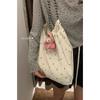 Summer fashion large-capacity underarm bag women's 2025 new polka dot chiffon shoulder bag fashion shopping bag bag