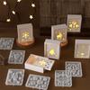 1PC Resin Mold Handicrafts Handmade Storage Box Christmas Rectangular Silicone Mold Holiday Multiple Options Available