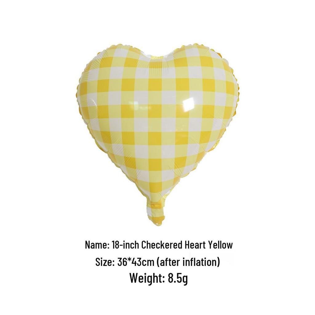 Heart-shaped Aluminum Foil Balloon - 18-inch Valentine's Day Confession Balloon