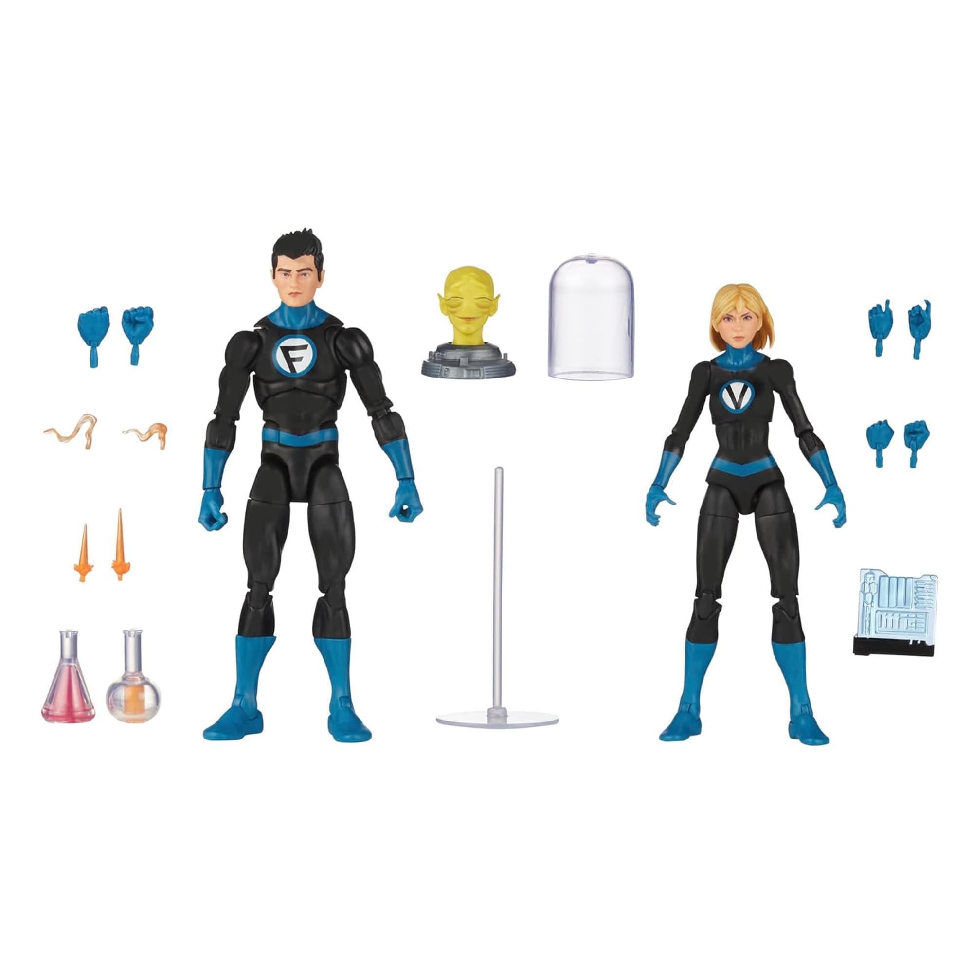 

Marvel Legends Series Fantastic Four Franklin Richards and Valeria Richards.